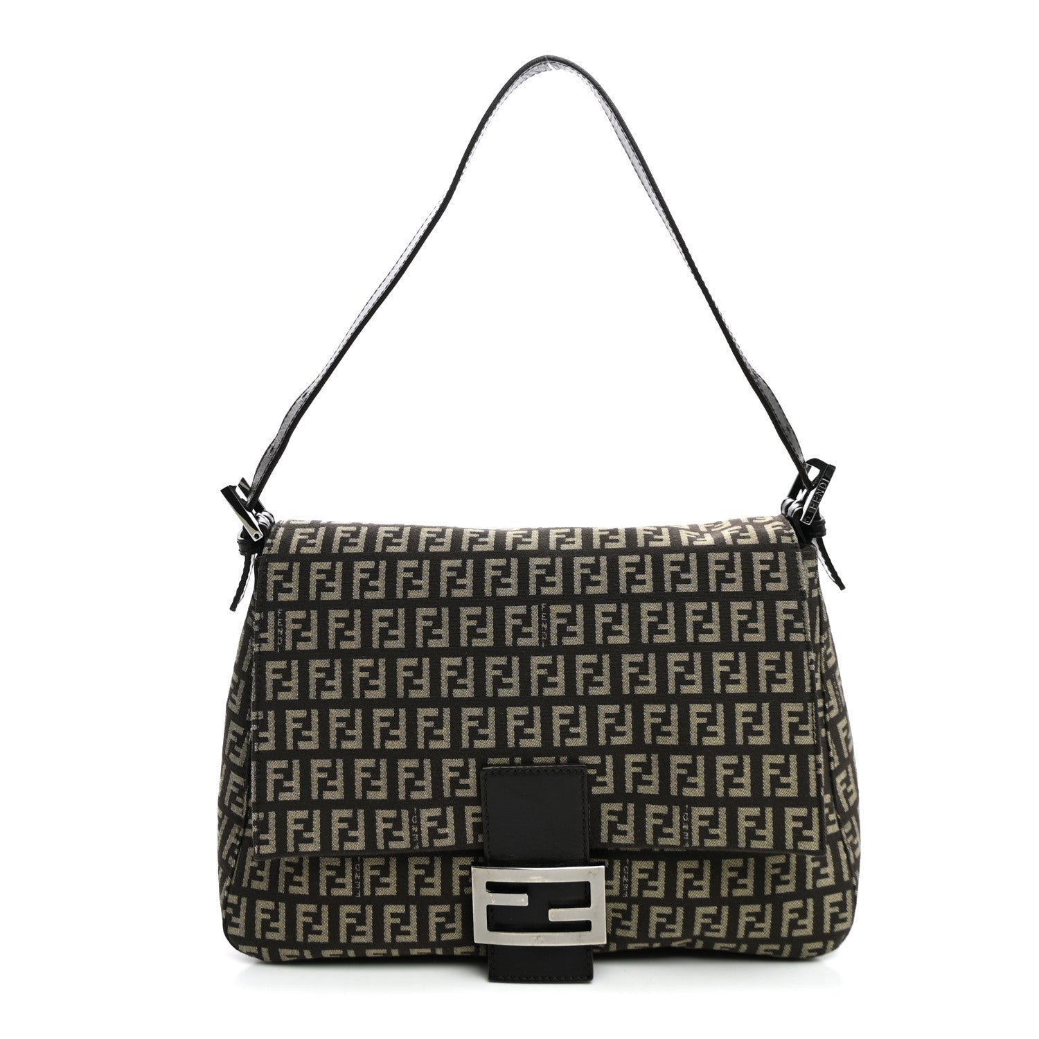 Fendi Zucchino Mama Baguette Brown