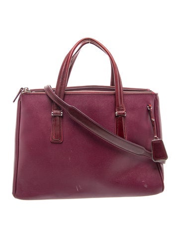 Tumi Leather Top Handle Bag