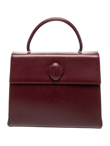 Leather Top Handle Bag