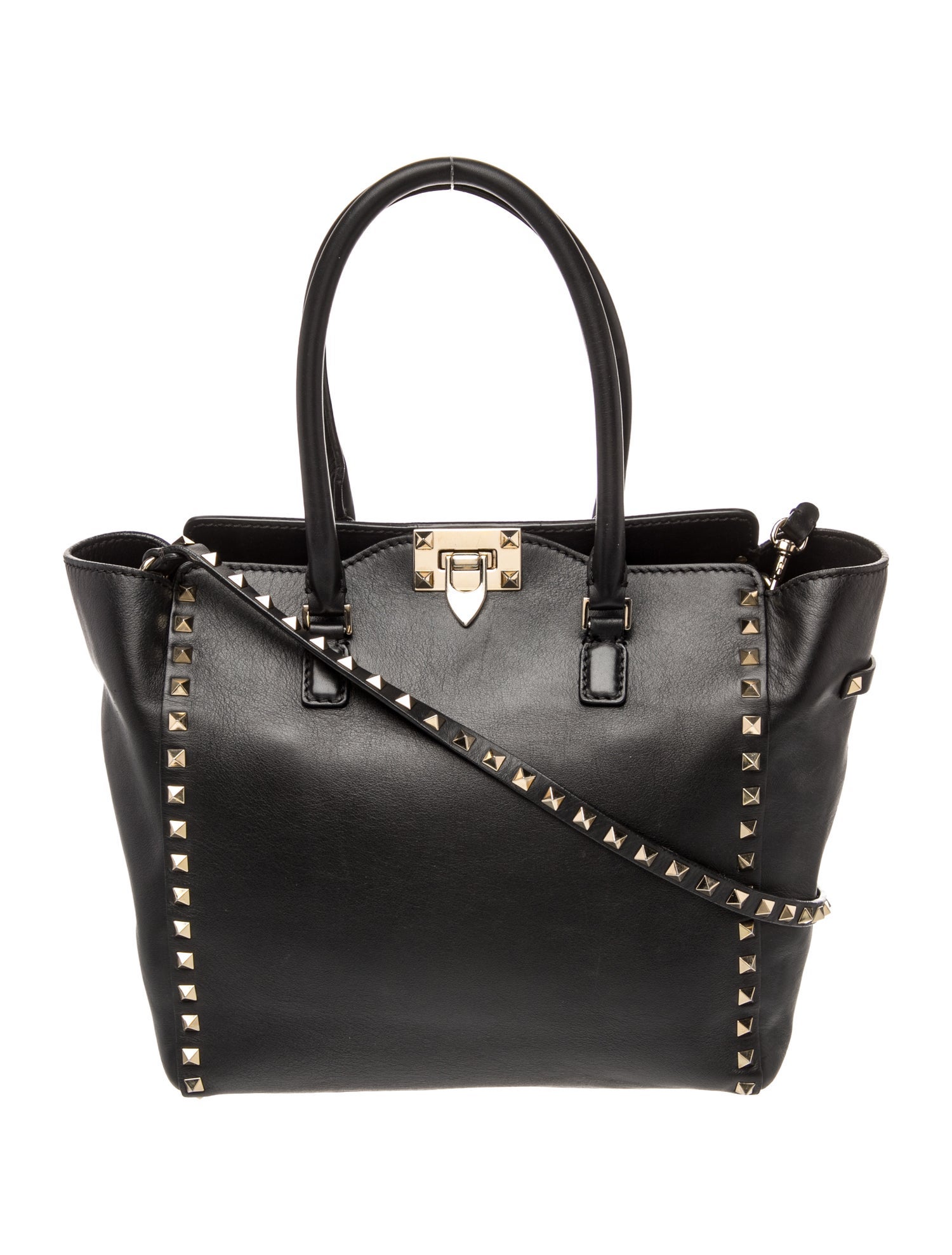 Rockstud Top Handle Bag