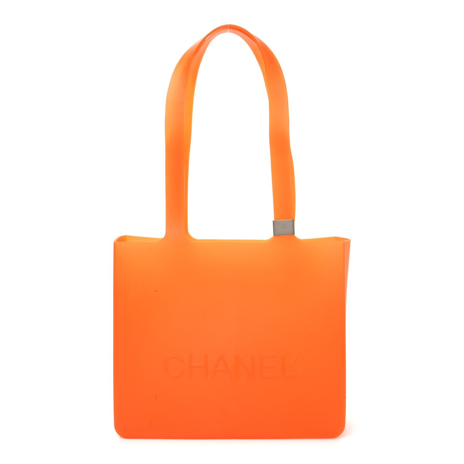 Chanel Jelly Rubber Tote Orange