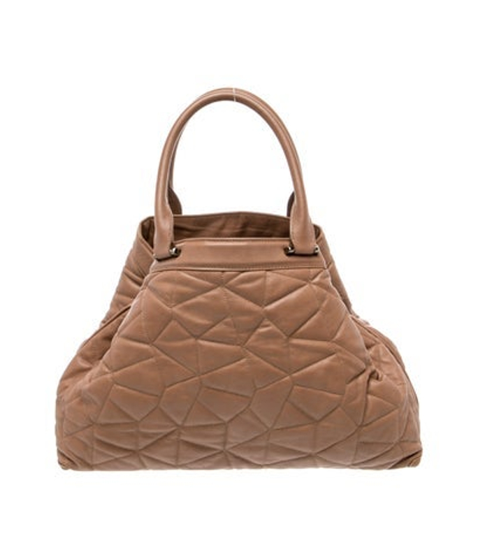 Akris Leather Top Handle Bag