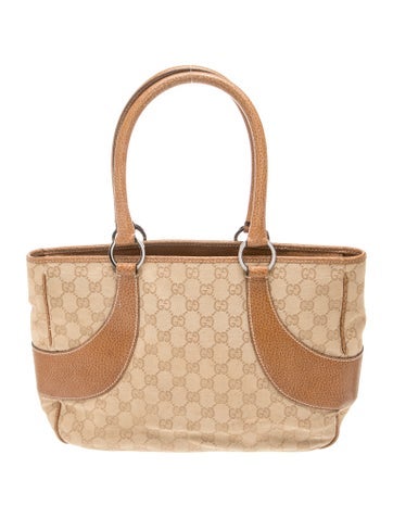 GG Canvas Top Handle Bag