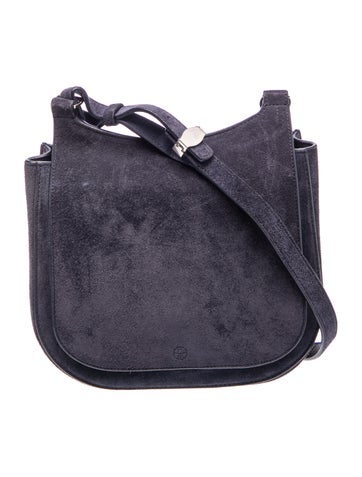 Suede Messenger Bag