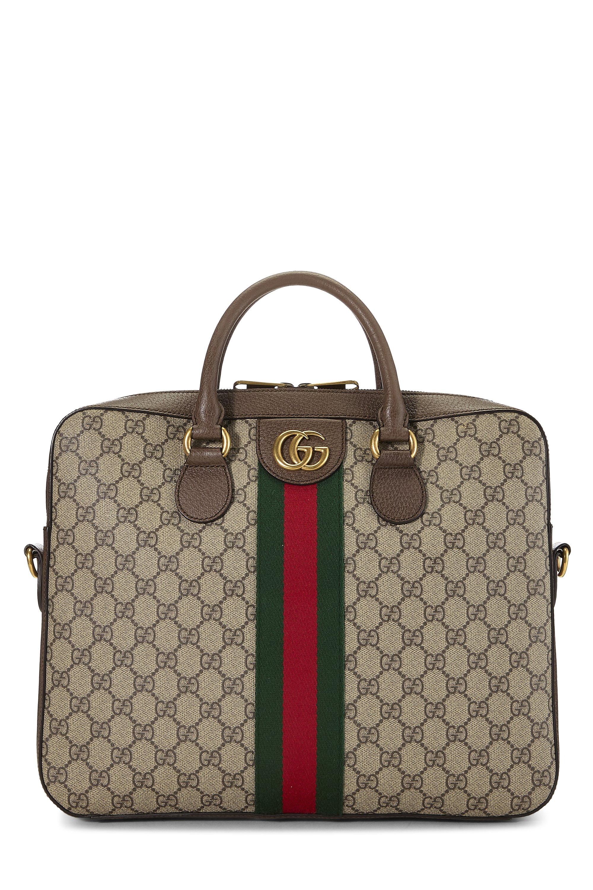 Original GG Supreme Canvas Ophidia Convertible Briefcase