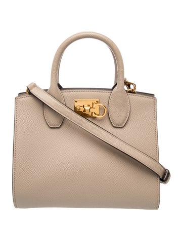 Leather Top Handle Bag