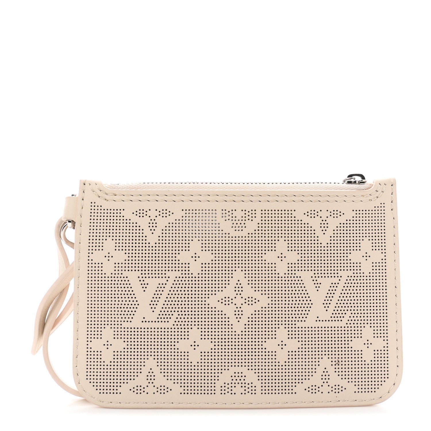 Louis Vuitton Reverse Mahina Blossom Pochette PM Quartz White