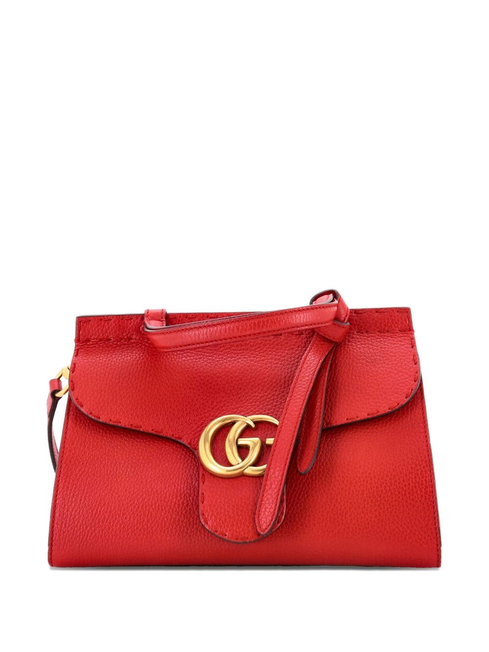 GG Marmont Top Handle Bag Leather Mini satchel