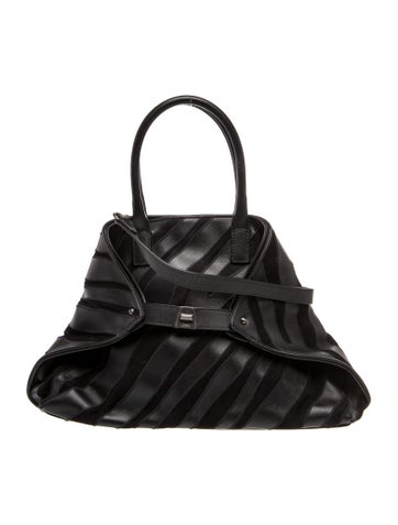 Leather Top Handle Bag