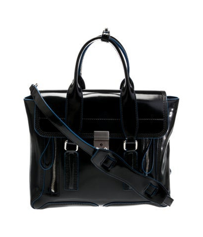 3.1 Phillip Lim 1 Phillip Lim Patent Leather Top Handle Bag