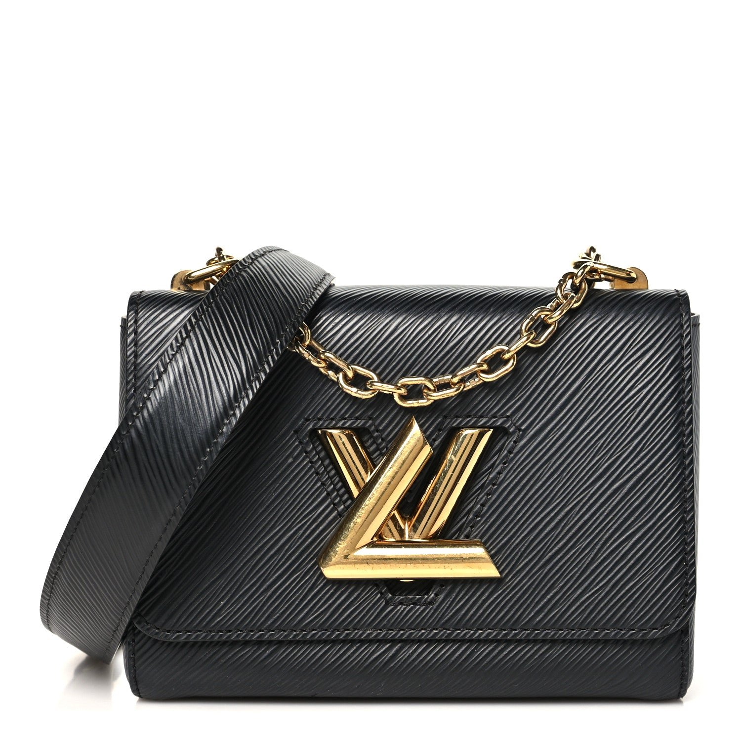 Louis Vuitton Epi Twist Shoulder Bag PM Black