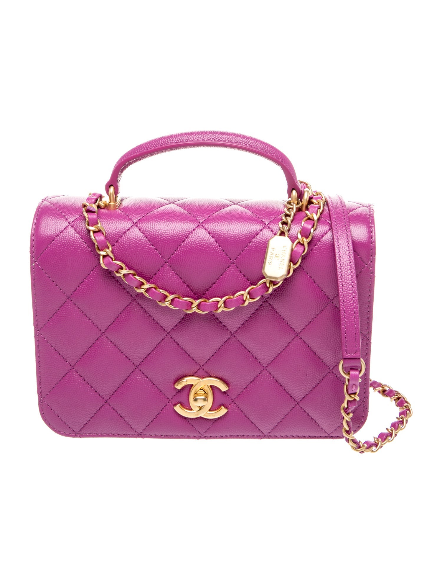 Small Top Handle Flap Bag