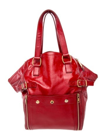 Patent Leather Bucket Bag Vintage