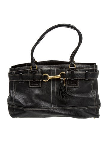 Leather Top Handle Bag