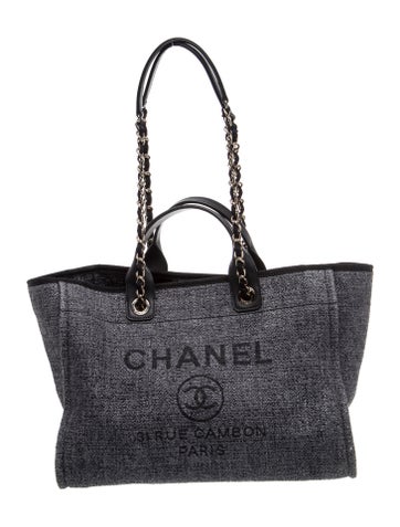 Medium Raffia Deauville Shopping Tote