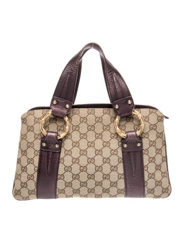 GG Canvas Top Handle Bag Vintage