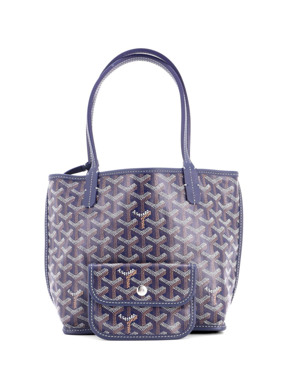Anjou Reversible Tote Coated Canvas Mini satchel