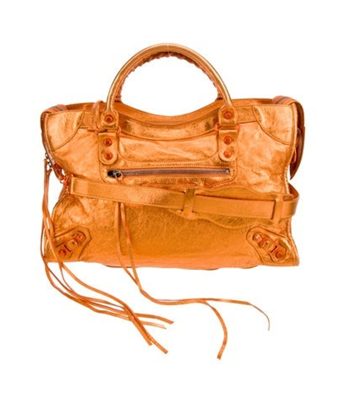 Balenciaga Leather Le City Bag Medium