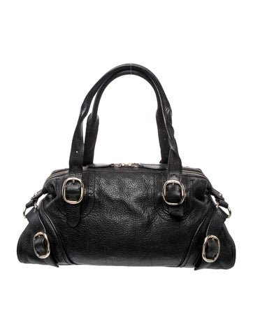 Leather Top Handle Bag