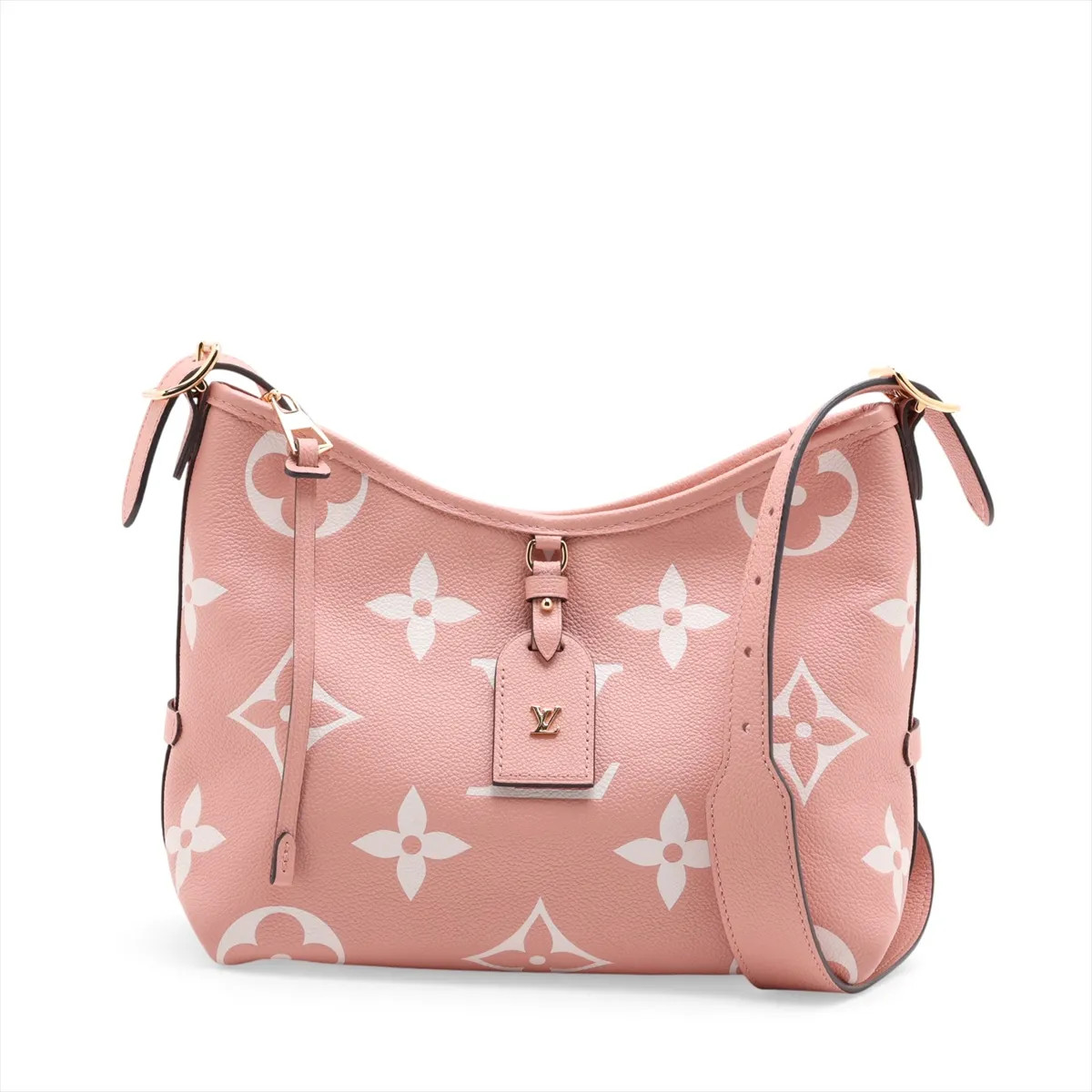 Louis Vuitton Bicolor Monogram Empreinte Carry All Zip NM PM M46298 Pink There w