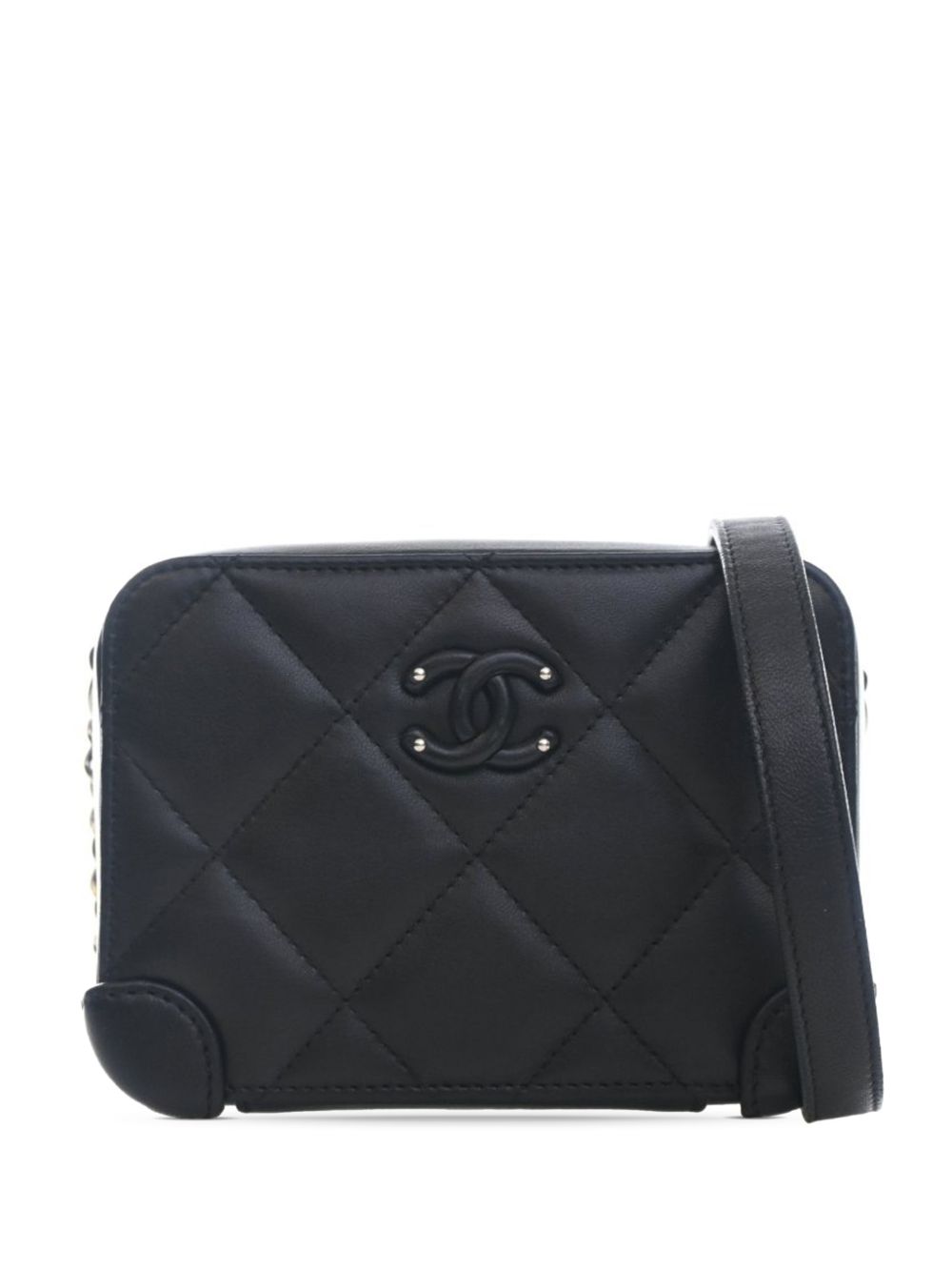 2019 Mini Quilted Lambskin Covered CC Camera Bag crossbody bag