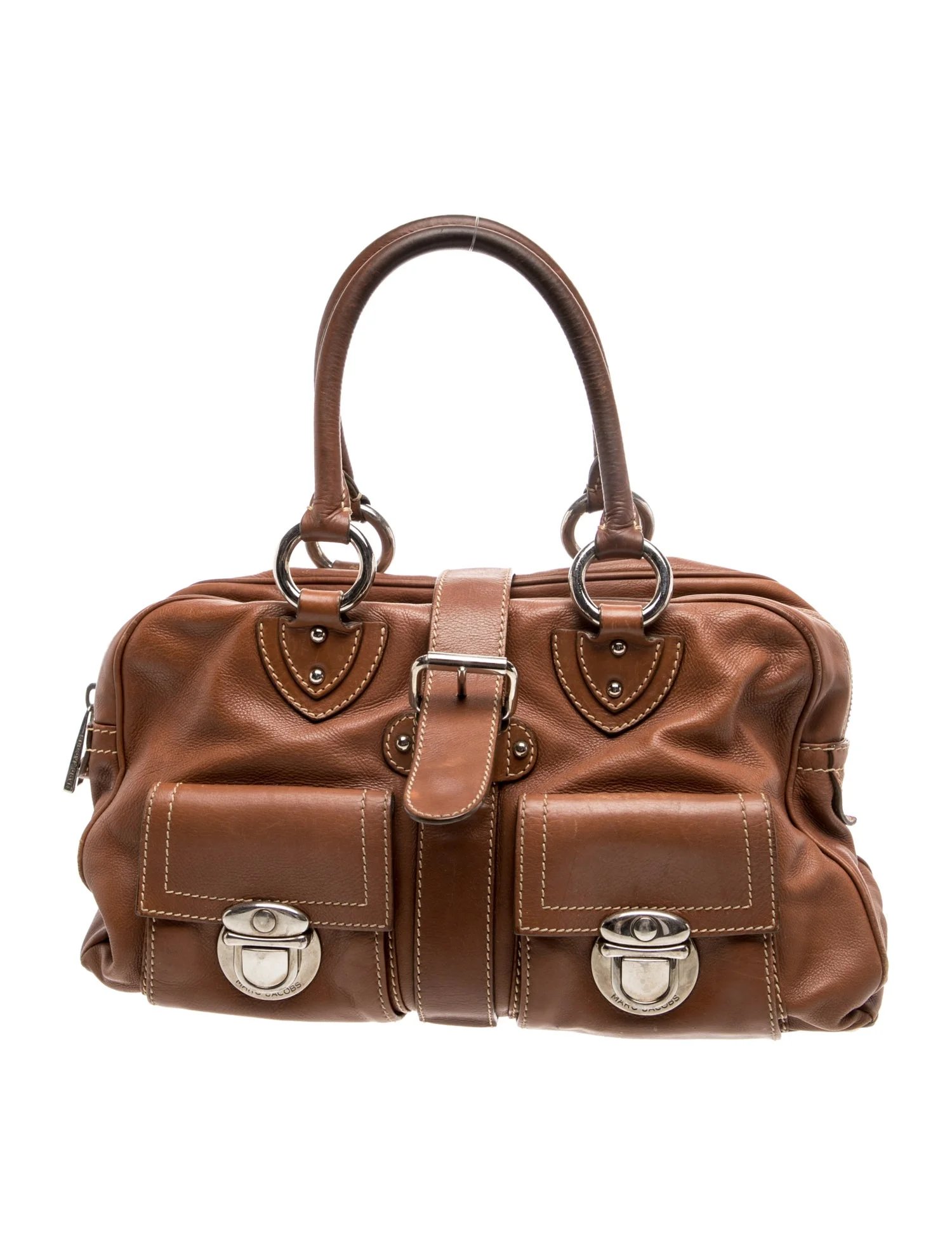 Leather Top Handle Bag