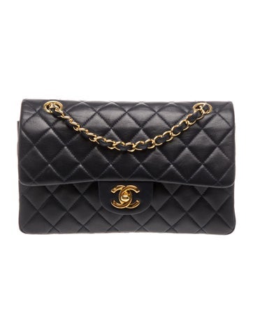 Quilted Lambskin Classic Small Double Flap Bag