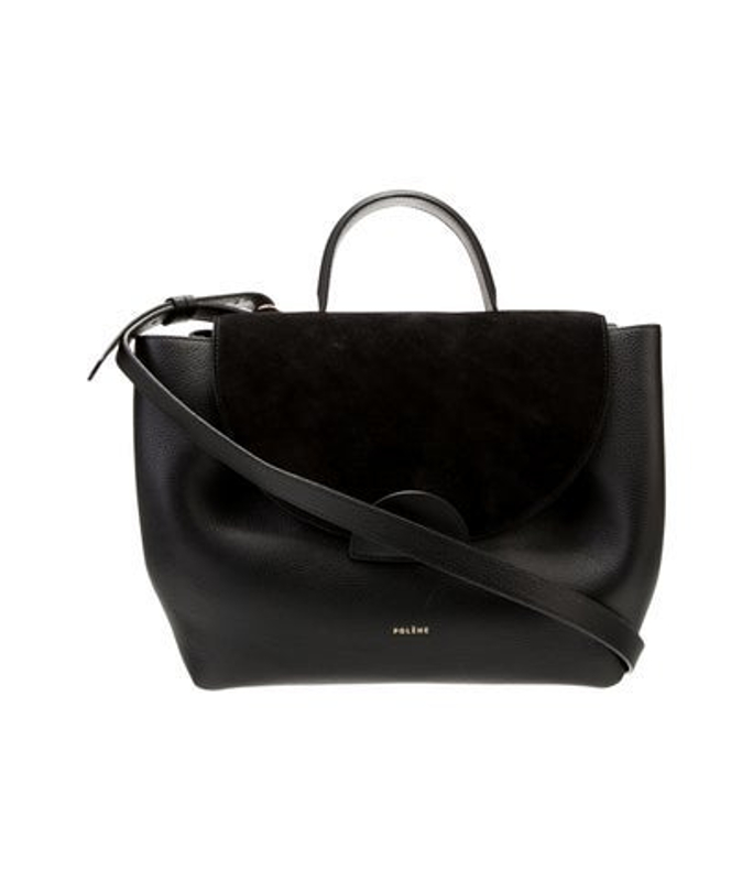 Polene Leather Top Handle Bag