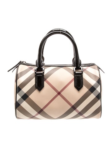 Burberry Super Nova Check Top Handle Bag