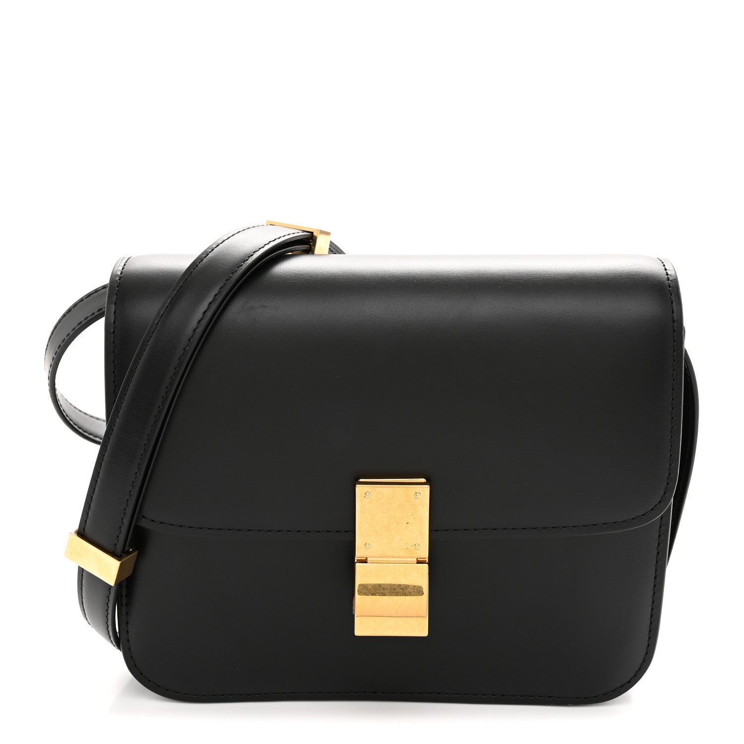 Box Calfskin Teen Classic Box Flap Black