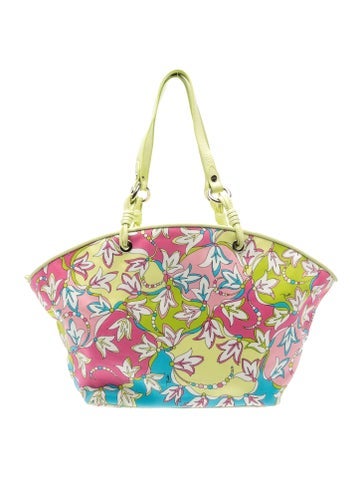 Emilio Pucci Canvas Tote
