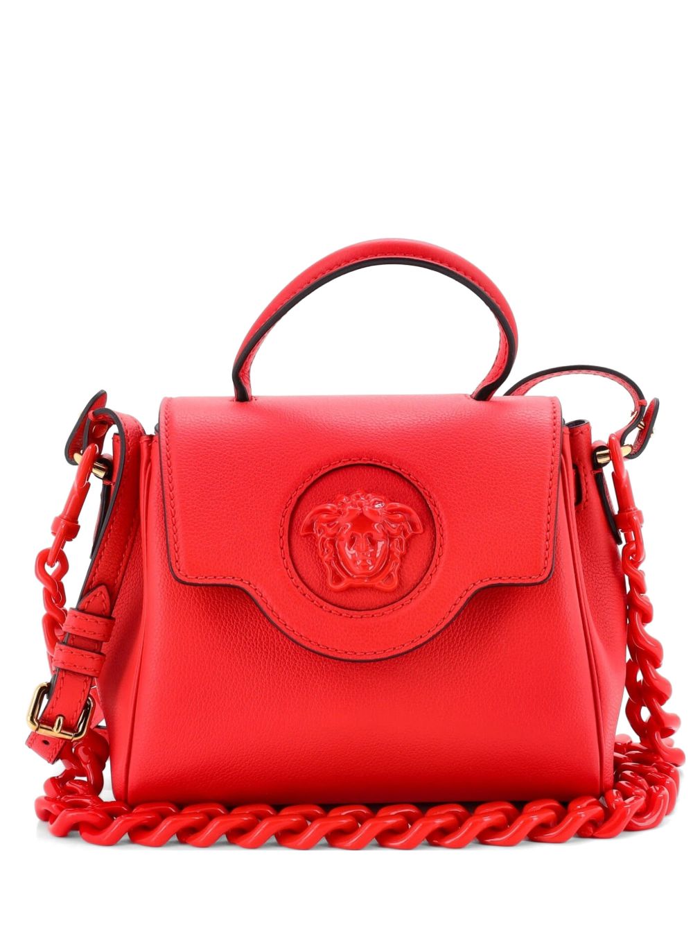 La Medusa Top Handle Bag Leather Small satchel