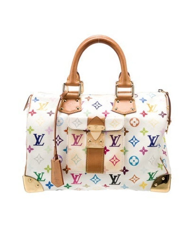 Louis Vuitton Vuitton Multicolore Monogram Speedy 30