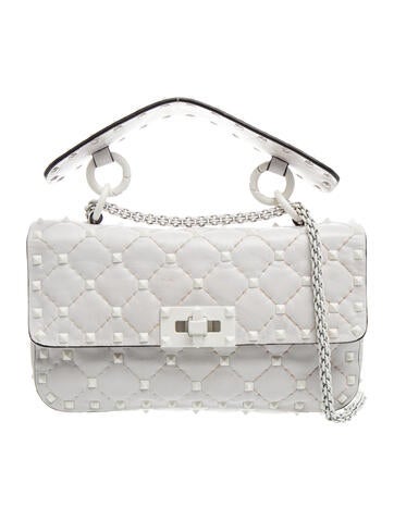 Valentino Rockstud Garavani Rockstud Spike Top-Handle Bag Medium
