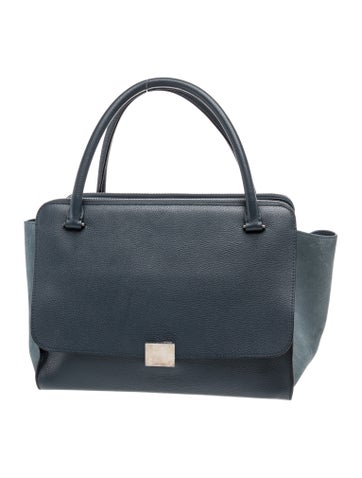 Leather Double Zipper Trapeze