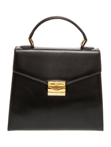 Leather Top Handle Bag