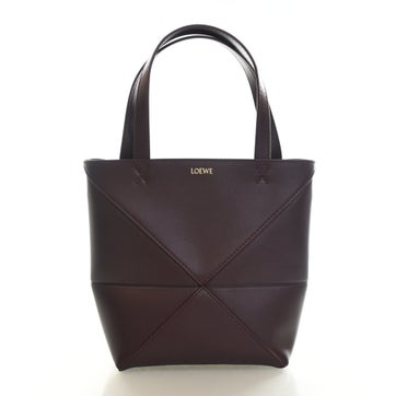 Calfskin Puzzle Fold Tote Bag Mini