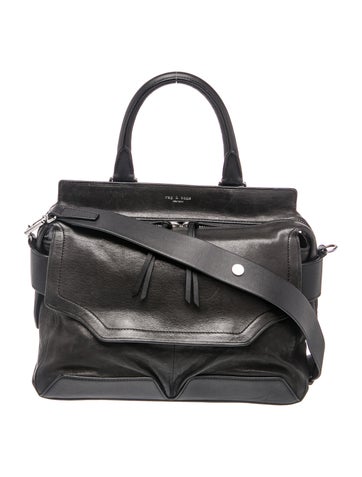 Leather Top Handle Bag