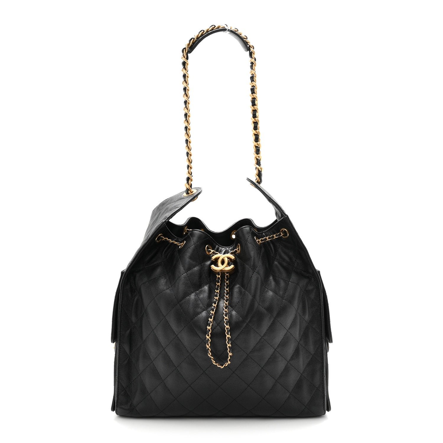 Chanel Caviar Quilted Medium Chanel 25 Handbag Black