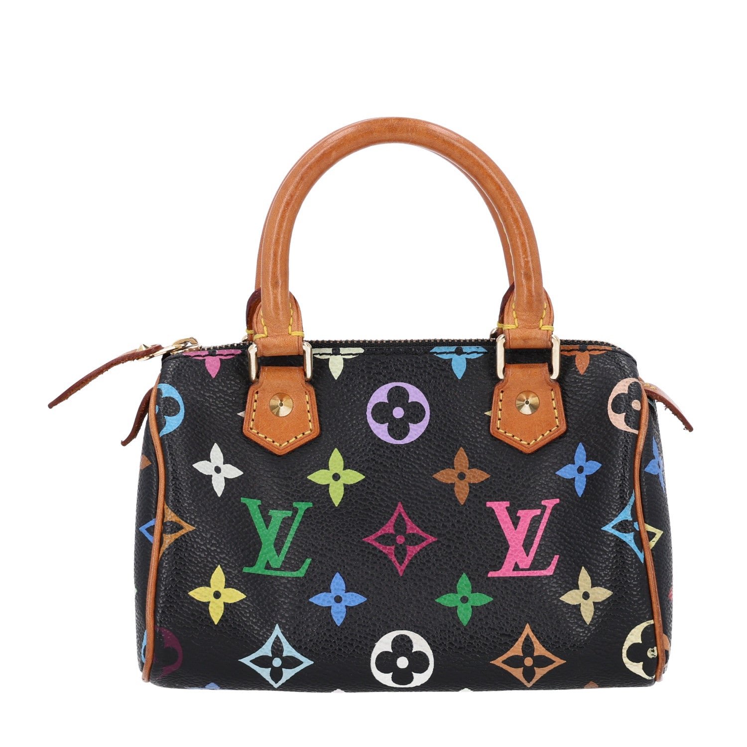Louis Vuitton Monogram Multicolor Mini Sac HL Speedy Black