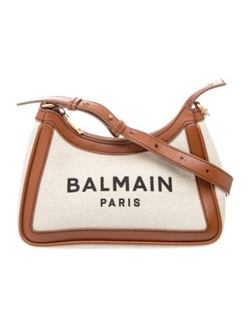 Balmain Canvas Shoulder Bag