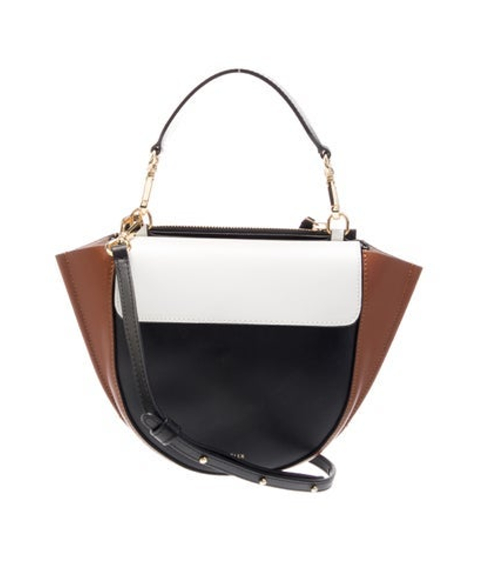 WANDLER Leather Top Handle Bag