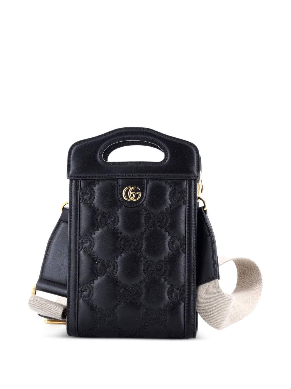 Top Handle GG Matelasse Leather Mini crossbody bag