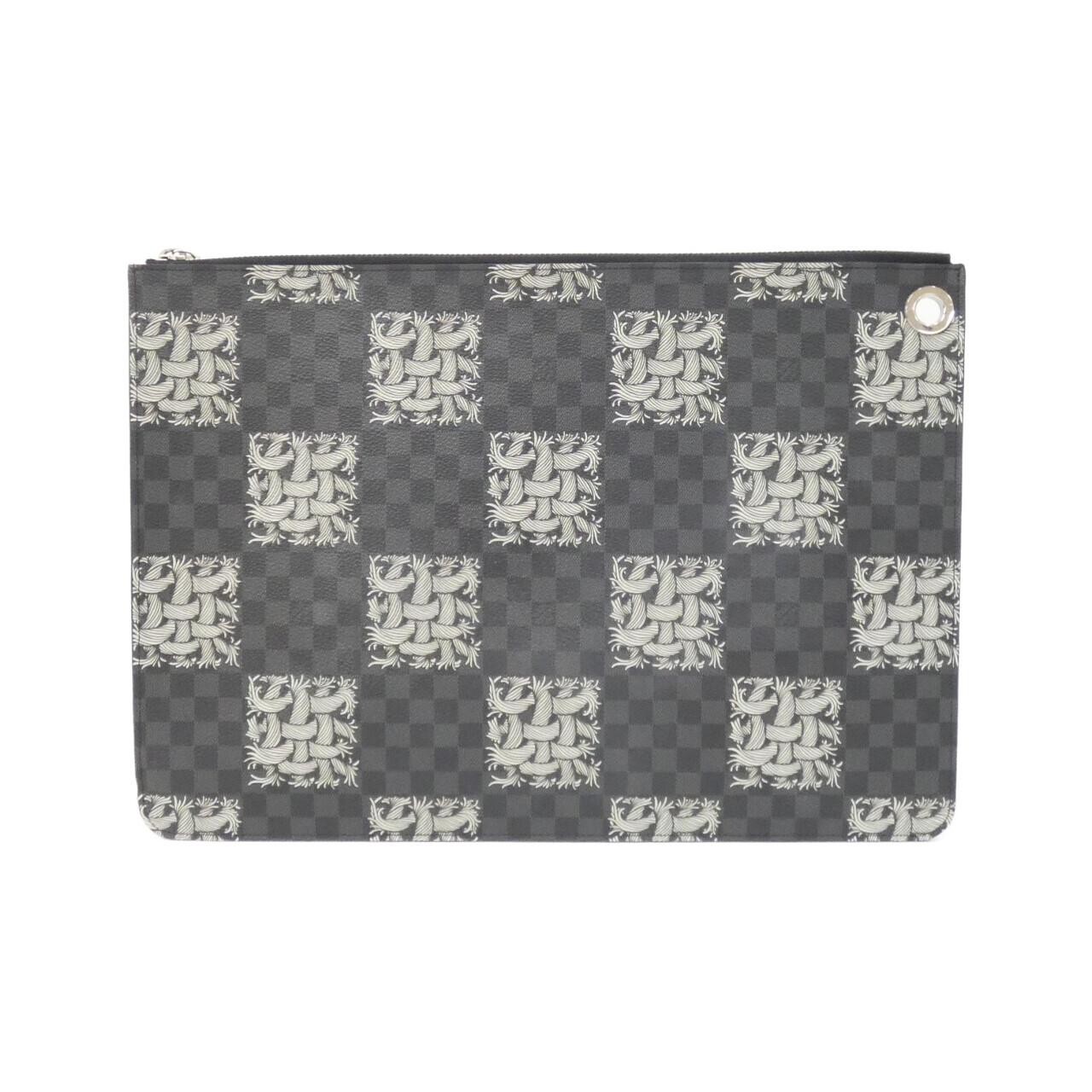 Louis Vuitton Damier Graphite (Rope) Pochette Jour GM N61232 Bag
