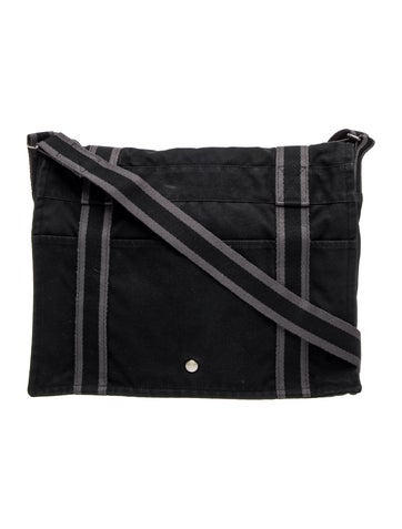 Hermes Toile Fourre-Tout Besace MM
