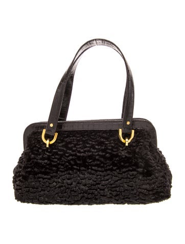 Shearling Shoulder Bag