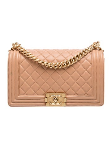 Quilted Medium Boy Flap Bag