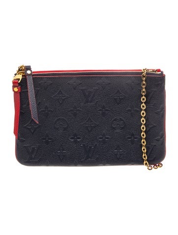 LV Monogram Double Zip Pochette