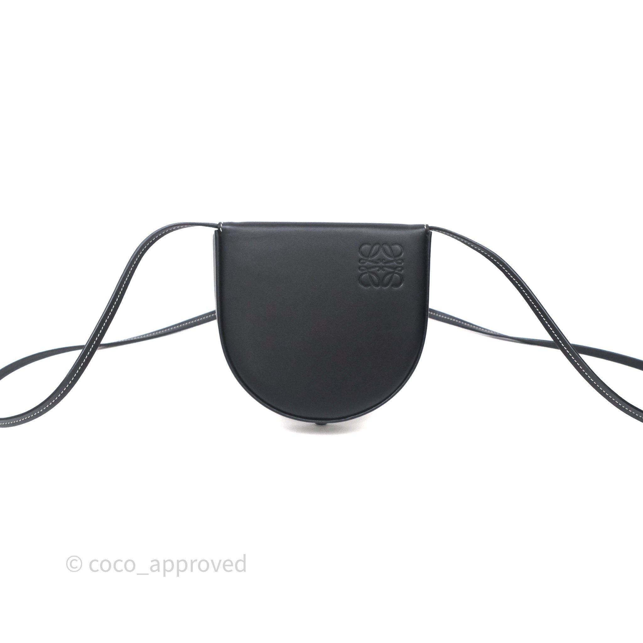 Loewe Small Heel Pouch Black
