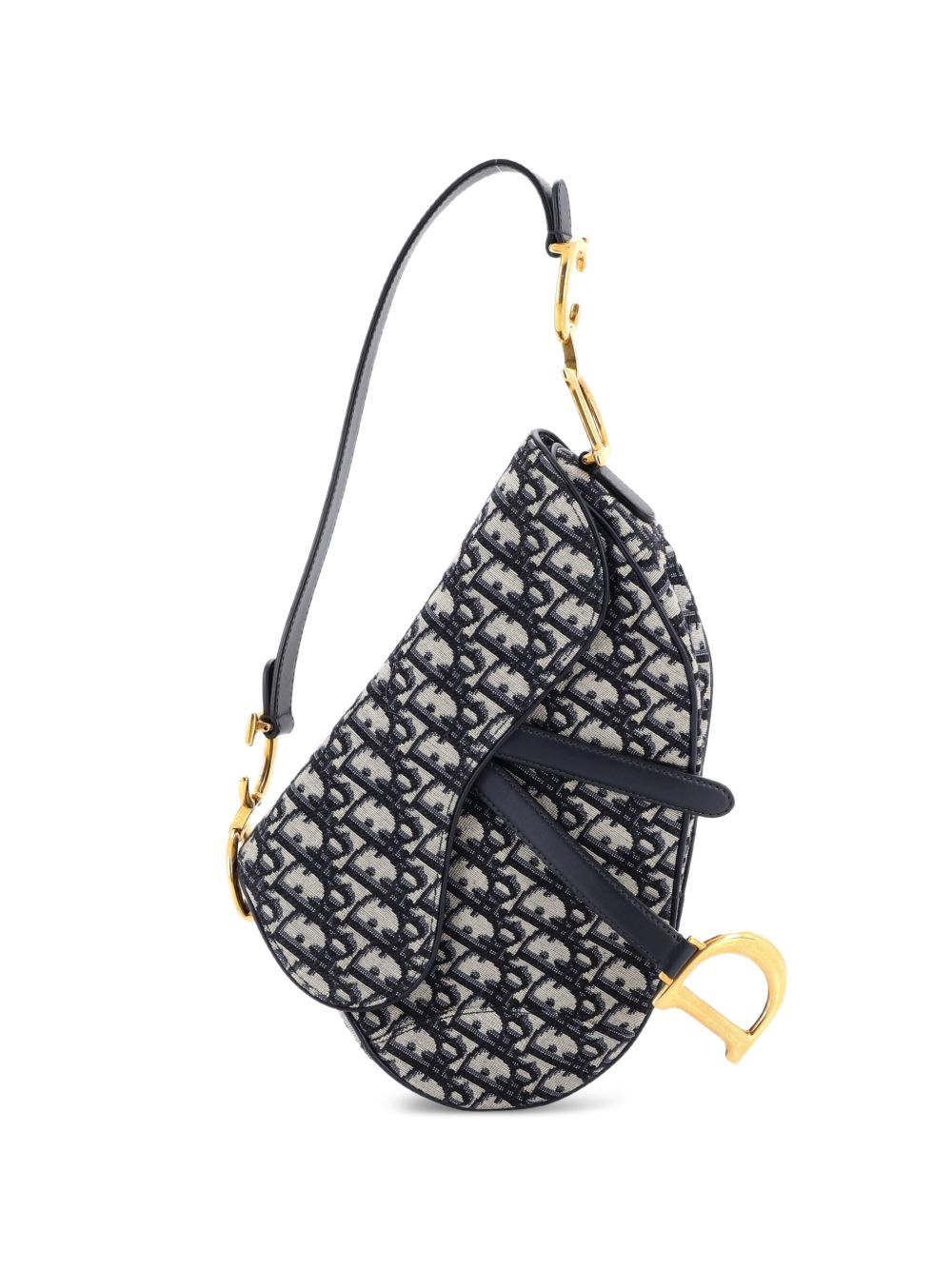 Dior Saddle Handbag Oblique Canvas Medium shoulder bag